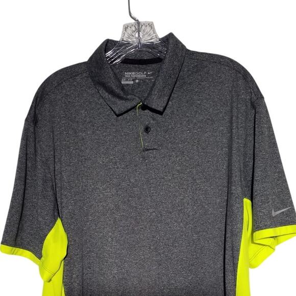 Nike Golf Dri-Fit Tour Performance Polo | Gray Green | Size XL - Picture 2 of 8